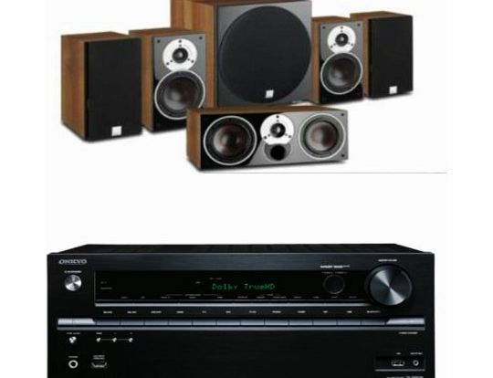 Nintronics Home Cinema Package: Onkyo TX-NR636 AV receiver + Dali Zensor 1 5.1 Speaker Package - Includes FREE 25m of Nintronics 326 Strand Speaker Cable (Black Amp + Black Ash Speakers)