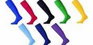 Knee High Football Coloured Sports Socks-Black-Boys (12-2)