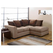 right hand facing corner sofa, mink