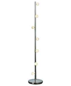 Glass Ball 7 Light G4 Halogen Floor Lamp