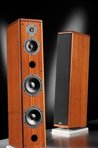 Quinta V Floor Standing Speakers Black