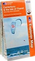 Ordnance Survey, 1296[^]229626 Explorer Canterbury Isle of Thanet B1 Map