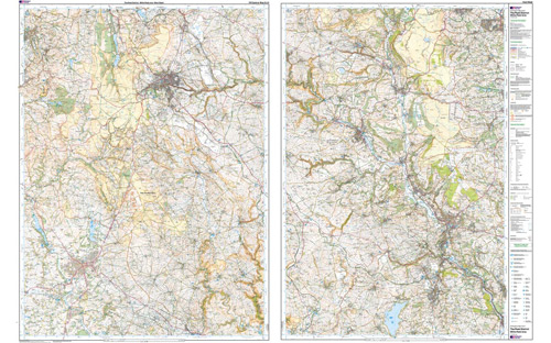 OS Outdoor Leisure Maps 1:25 000 - The Peak District White Peak OL24