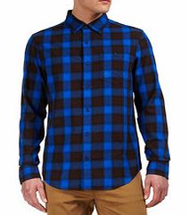 Blue checked shirt