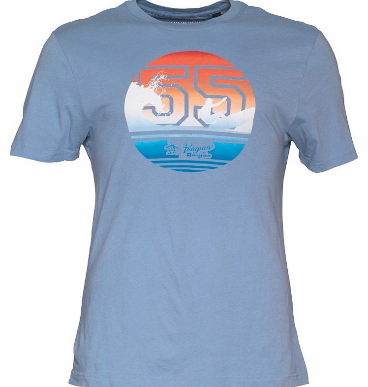 Mens 55 Sunset T-Shirt Faded