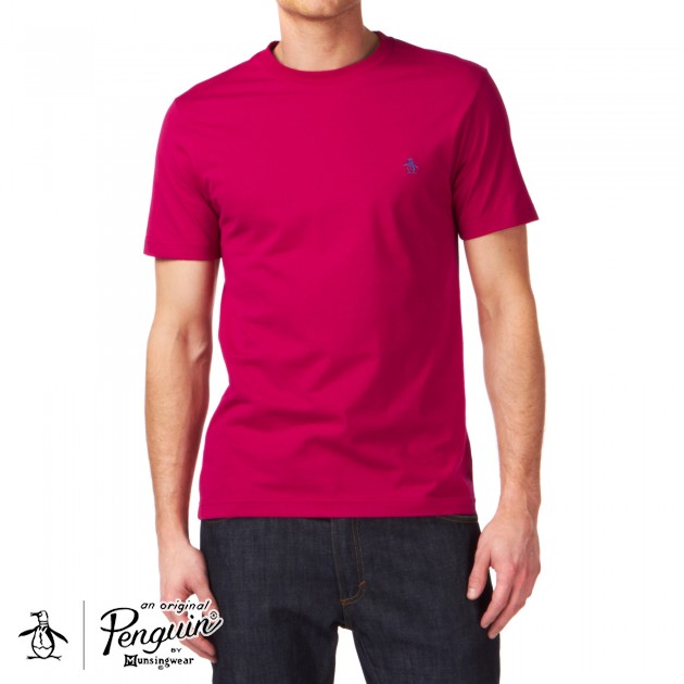 Mens Original Penguin Small Logo T-Shirt - Mars