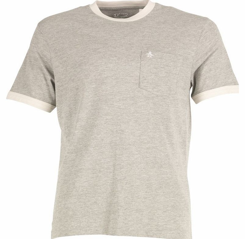 Mens Pocket T-Shirt Rain Heather