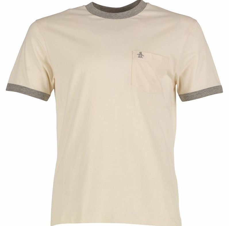 Mens Pocket T-Shirt White Light