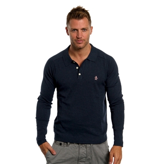 Saddle Long Sleeve Polo