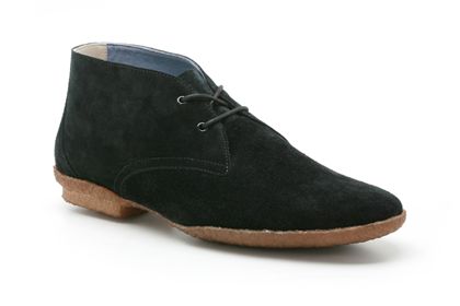 Camden Lock Black Suede