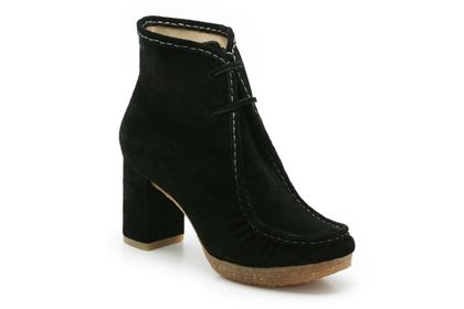 Ethel Flare Black Suede