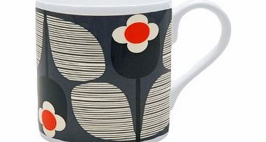 Wallflower Stripe Mug Slate Wallflower Stripe