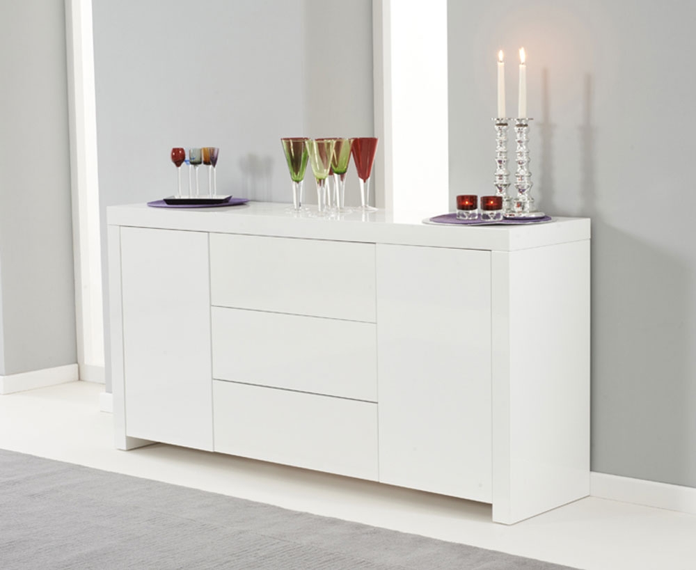 White High Gloss Sideboard