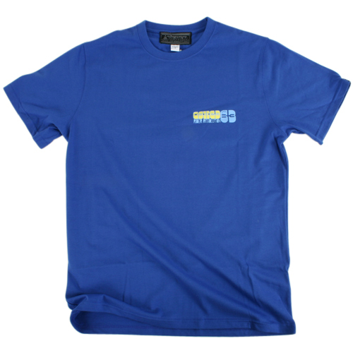 Mens oshea Organic Retro Tee Bay Blue