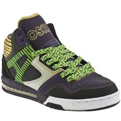 Male Armada Nubuck Upper Fashion Large Sizes in Black and Purple