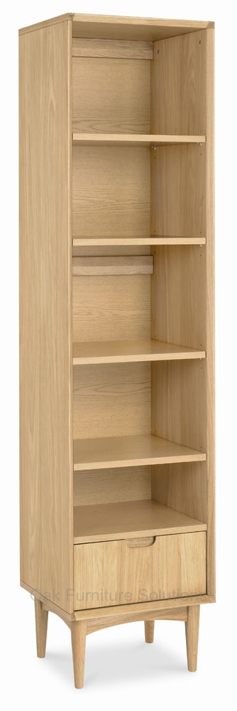 Oslo Oak Narrow Bookcase