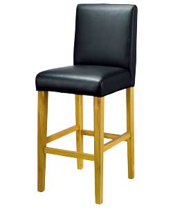 Oslo Upholstered Bar stool Black