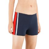 Speedo Endurance Plus Sports Aquashort Boys Swimming Trunks (Orange/Black 28`)