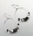 Bead Hoop Earrings