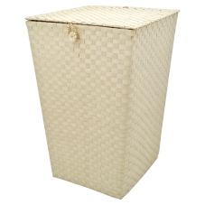 Laundry Basket Woven Cream