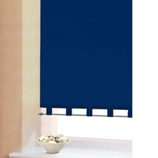 Wilko Castle Roller Blind Dark Blue 60cmx160cm