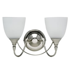 Other Wilko Nottingham Wall Light Satin Chrome Effect