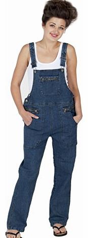 Womens Denim Dungarees Great Value 10 12 14 16 18 ladies jean blue denim overall