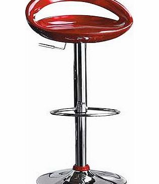 Ottawa Red Gas Lift Bar Stool