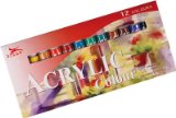 Set of 12 Acrylic Tube Paints