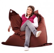 Outdoor Bean Bag Big Boy Lounger - Chocolate Brownie Bean Bag