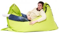 Big Boy Lounger - Lime Green Bean Bag