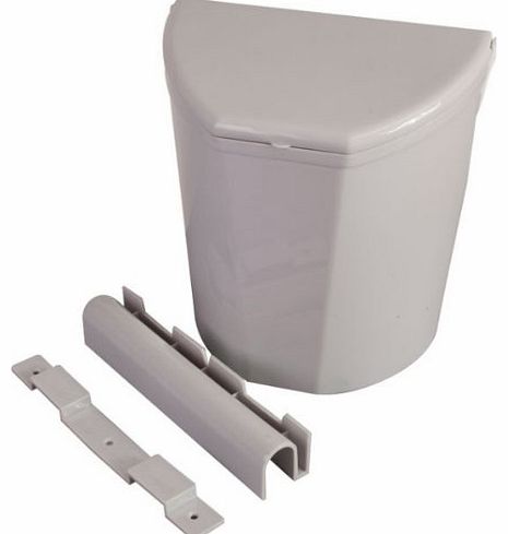 KAMPA DUSTIE KITCHEN CUPBOARD DOOR RUBBISH BIN WITH BRACKETS CARAVAN WASTE NEW