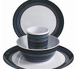 OV OUTWELL BREEZE 4 PERSON PICNIC SET PLATES/BOWL/MUG 16 PIECE CAMP/CAMPING NEW