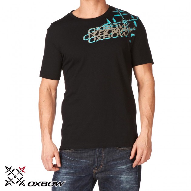 Mens Oxbow Swell T-Shirt - Black