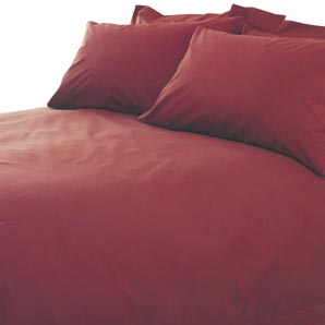 Duvet Cover- King-Size- Burgundy