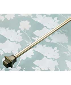 Metal Extendable 3m Curtain Pole Set - Antique Brass