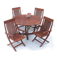 Round Outdoor Dining Set