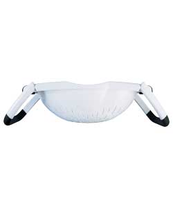 Plastic Convertible Colander - White