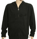 Black Full Zip Hooded Sweatshirt