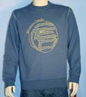 Mens Ozeki Indigo Round Neck Sweatshirt