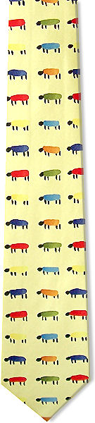 Painted Sheep Tie