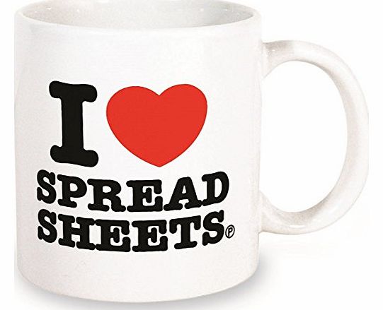 I Love Spreadsheets Mug