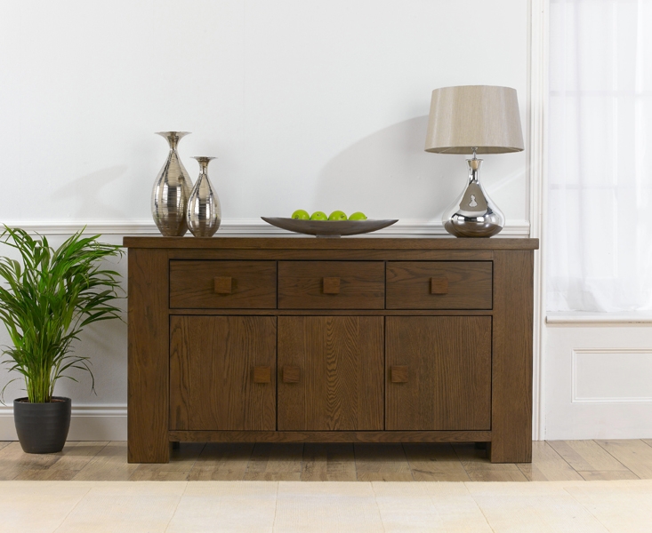 Dark Oak Large Sideboard