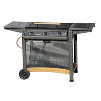 Springs Wood and Metal 3 Burner Gas Barbecue