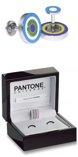 pantone Kelly Green Reversible Cufflinks