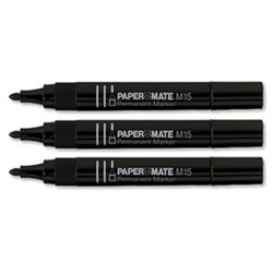 Permanent Marker M15 Bullet Tip Black