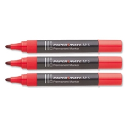 Permanent Marker M15 Bullet Tip Red