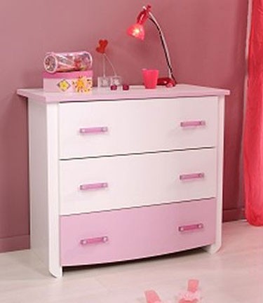 Biotiful Pink 3 Drawer Chest