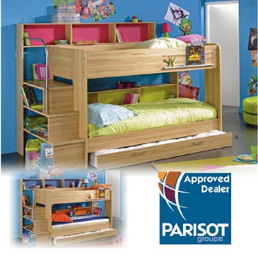 Parisot BeBop Bunk Bed & Optional Trundle Drawer