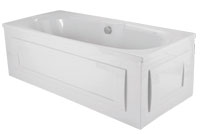 Corinthian 1700 x 750mm Acrylic Double Ended Bath